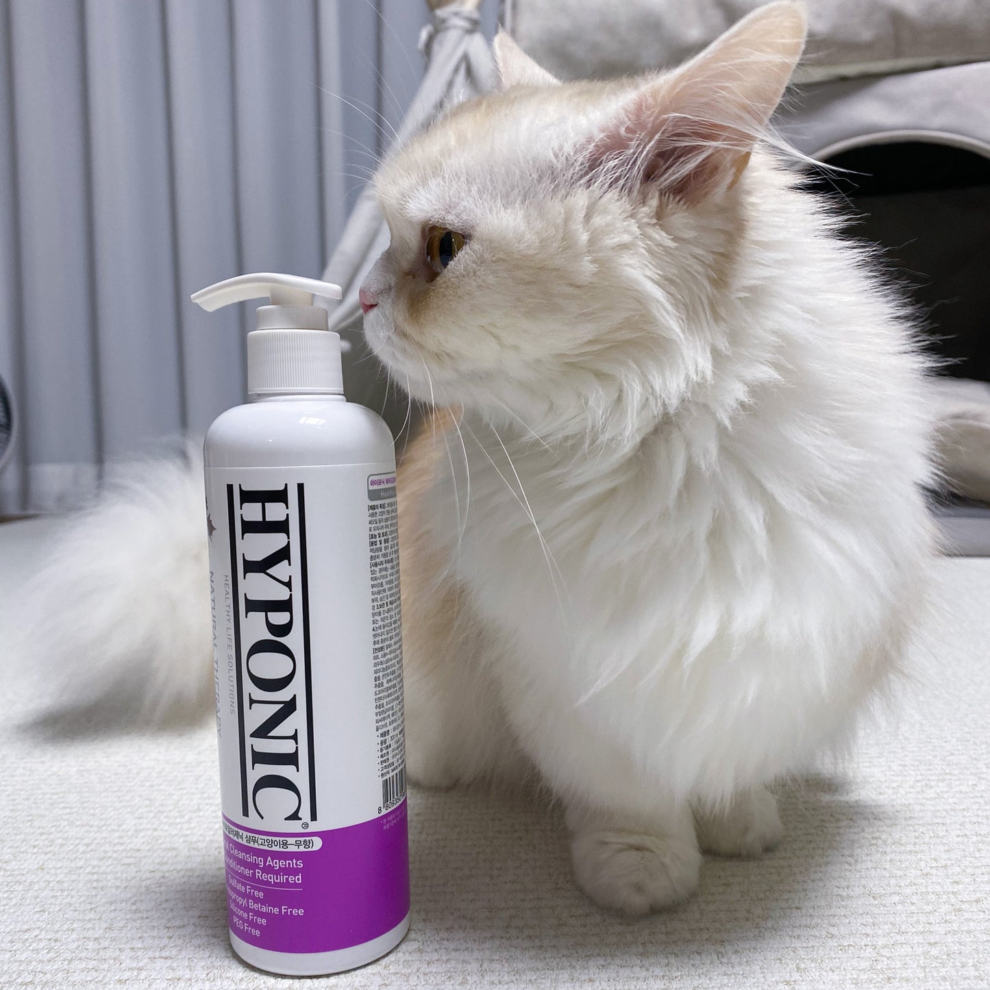 ハイポニック 猫用シャンプー 無香料 と 猫